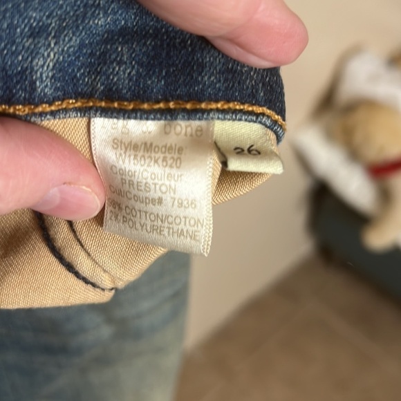 RAG & BONE Skinny Jeans Preston Wash Medium Size
26 Style W1502k520 - Picture 7 of 7